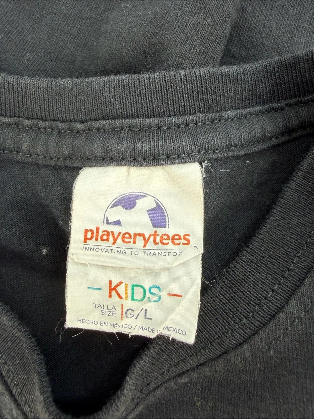 Playerytrees Kids Demon Slayer Graphic T-Shirt Black Size L